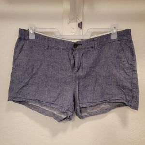 Old Navy Blue Cotton Shorts - 12